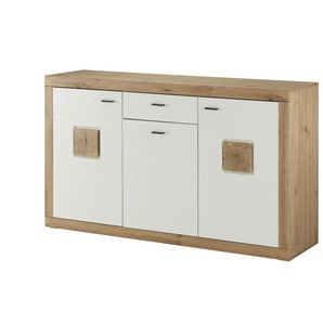 uno Sideboard  Borkum ¦ weiß ¦ Maße (cm): B: 163 H: 95 T: 44.0