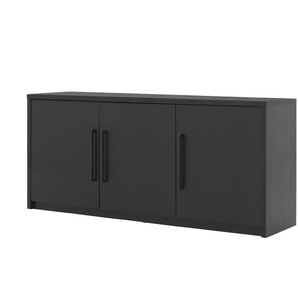 uno Sideboard  Broadway ¦ schwarz ¦ Maße (cm): B: 180 H: 80 T: 45.0