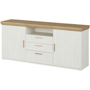 uno Sideboard  Jorvic ¦ weiß ¦ Maße (cm): B: 194 H: 83 T: 45.0