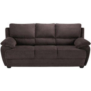 uno Sofa 3-sitzig aus Mikrofaser Nebolo ¦ braun ¦ Maße (cm): B: 209 H: 97 T: 100.0