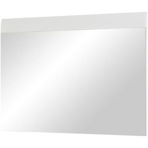 uno Spiegel 87 x 63 cm Akzent ¦ weiß ¦ MDF ¦ Maße (cm): B: 87 H: 63 T: 3.0