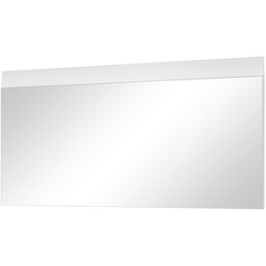 uno Spiegel 134 x 63 cm Akzent ¦ weiß ¦ MDF ¦ Maße (cm): B: 134 H: 63 T: 3.0