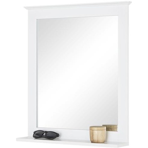 Primo Spiegel - weiß - Holzwerkstoff, Glas - 60 cm - 68 cm - 12 cm | Möbel Kraft