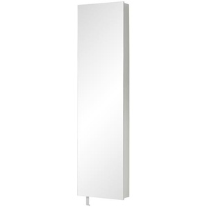 uno Spiegelschuhschrank  Ned ¦ weiß ¦ Maße (cm): B: 50 H: 195 T: 18.0