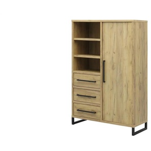 uno Standregal  Ronda ¦ holzfarben ¦ Maße (cm): B: 110 H: 160 T: 45.0
