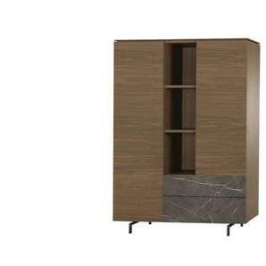 uno Standregal  Stone ¦ holzfarben ¦ Maße (cm): B: 124 H: 170 T: 45.0