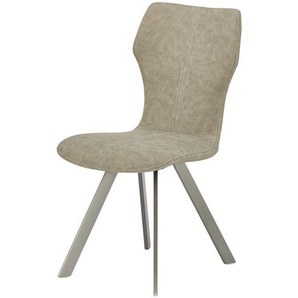 Primo Stuhl  Denny - beige - Materialmix - 48,5 cm - 90 cm - 59 cm | Möbel Kraft