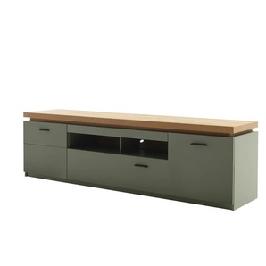 uno TV-Element  Zimon ¦ grün ¦ Maße (cm): B: 195 H: 57 T: 44.0