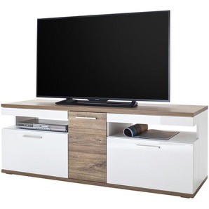uno TV-Lowboard  Zypern ¦ weiß ¦ Maße (cm): B: 150 H: 55 T: 50.0