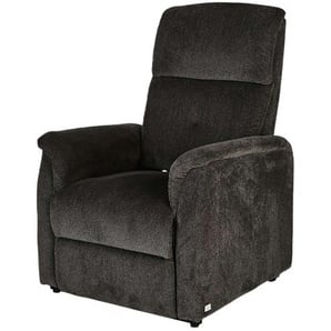 TV Sessel mit Motor  Heike - grau - Materialmix - 76 cm - 108 cm - 88 cm | Möbel Kraft