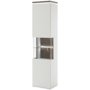 uno Vitrine  Aurelia ¦ weiß ¦ Maße (cm): B: 50 H: 208 T: 37.0