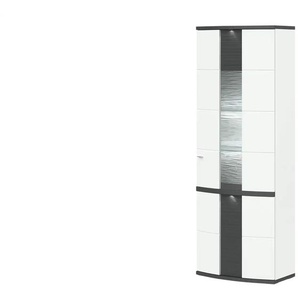 uno Vitrine   Gabbro ¦ weiß ¦ Maße (cm): B: 75 H: 209 T: 42.0