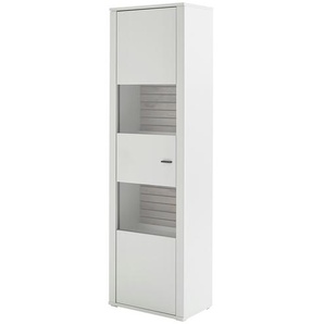 uno Vitrine  Leni ¦ grau ¦ Maße (cm): B: 61 H: 206 T: 37.0