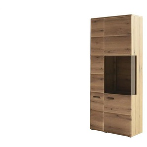 uno Vitrine  Nafeli ¦ holzfarben ¦ Maße (cm): B: 90 H: 206 T: 38.0