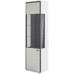 uno Vitrine  Orella ¦ weiß ¦ Maße (cm): B: 54 H: 199 T: 38.0