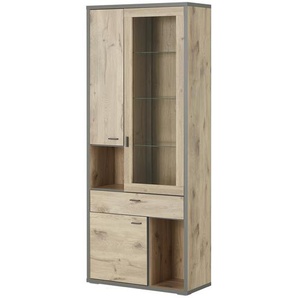 uno Vitrine  Orlando ¦ holzfarben ¦ Maße (cm): B: 86 H: 208 T: 38.0