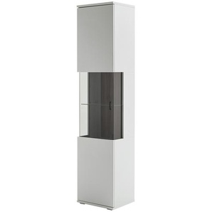 uno Vitrine  Sarbonne ¦ grau ¦ Maße (cm): B: 45 H: 199 T: 37.0