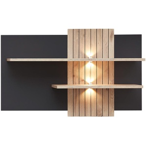uno Wandboard  Lamella ¦ grau ¦ Maße (cm): B: 120 H: 75 T: 28.0