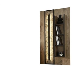 uno Wandregal  Ruben ¦ holzfarben ¦ Maße (cm): B: 60 H: 120 T: 20.0