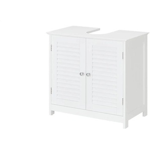 uno Waschbeckenunterschrank Königssee ¦ weiß ¦ Maße (cm): B: 60 H: 58 T: 35.0