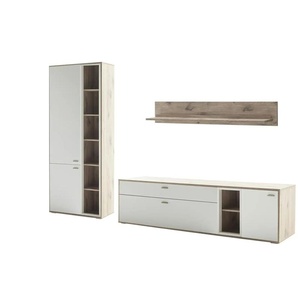 uno Wohnkombination  Santerno ¦ holzfarben ¦ Maße (cm): B: 277 H: 197 T: 50.0