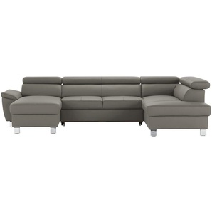 uno Wohnlandschaft  Avola ¦ braun ¦ Maße (cm): B: 315 H: 77 T: 208