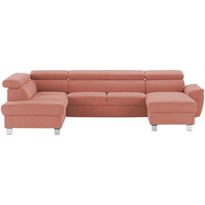 uno Wohnlandschaft aus Mikrofaser Avola ¦ Maße (cm): B: 318 H: 90 T: 208.0