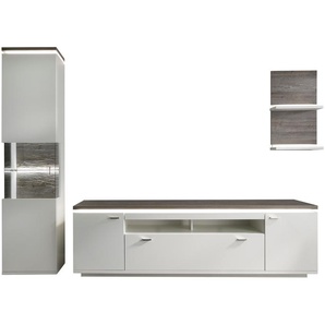 uno Wohnwand  Aurelia ¦ weiß ¦ Maße (cm): B: 270 H: 208 T: 50.0