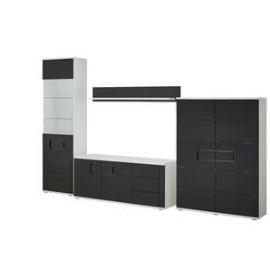 uno Wohnwand  Talia ¦ schwarz ¦ Maße (cm): B: 320 H: 207 T: 48.0