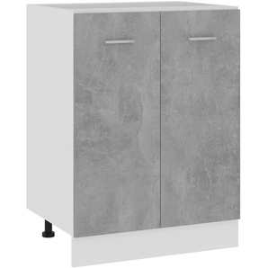 Unterschrank Lyon Betongrau 60x46x81,5 cm Holzwerkstoff