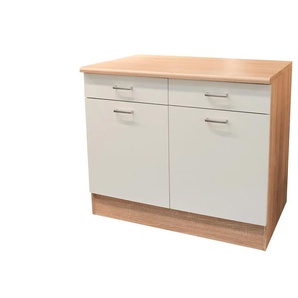 Unterschrank Den Haag | weiß | 100 cm | 90 cm | cm 60,0 |