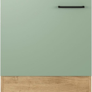 Unterschrank FLEX-WELL Cara Schränke Gr. B/H/T: 60 cm x 85 cm x 60 cm, 1 St., grün (schilfgrün, artisan eiche) Unterschränke (B x H T) 60 85 cm, individuell kombinierbar