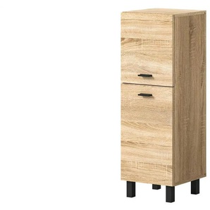 Unterschrank - holzfarben - Materialmix - 30 cm - 80 cm | Möbel Kraft