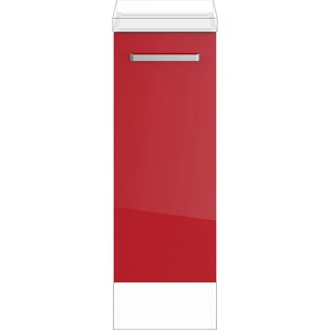 Unterschrank IMPULS KÜCHEN Schränke Gr. B/H/T: 30 cm x 72,3 cm x 57,9 cm, Rot Hochglanz-links, 1 St., rot (rot hochglanz) Unterschränke