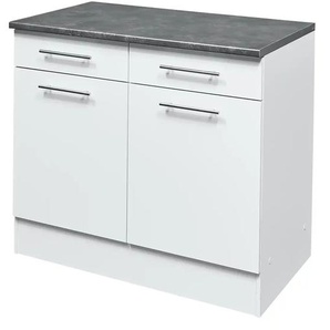 Unterschrank Lier | weiß | 100 cm | 90 cm | cm 60,0 |