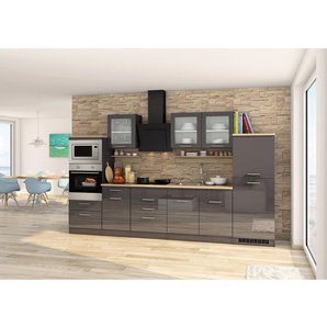 Unterschrank Mailand I 50cm Grau/Graphit