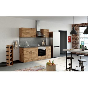 Unterschrank Sorrento I 50cm Braun/Wotaneiche Dekor