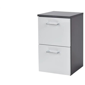 Unterschrank - weiß - Materialmix - 30 cm - 49,6 cm - cm 30,0 | Möbel Kraft