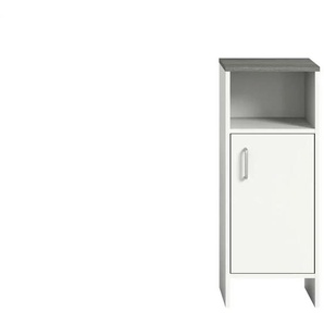 Unterschrank - weiß - Materialmix - 33 cm - 80 cm - cm 31,0 | Möbel Kraft