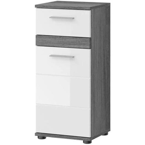 Unterschrank - weiß - Materialmix - 35 cm - 79 cm - cm 31,0 | Möbel Kraft