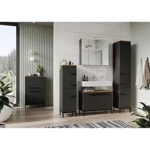 Unterschrank Yonkers 60 x 97 x 34cm Grau/Graphit