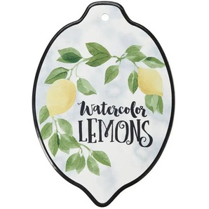 Untersetzer Lemon, sortiert - gelb - Keramik, Kunststoff - 15 cm - 21,5 cm - 7 cm | Möbel Kraft