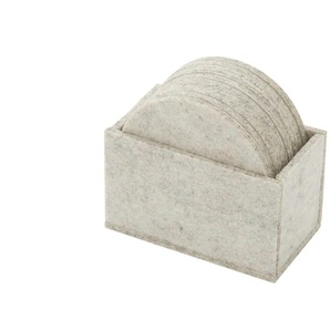 Untersetzer Set - beige - Textil - 11,5 cm - 10,5 cm - cm 6,5 | Möbel Kraft