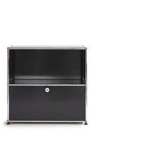 USM Regal graphitschwarz, Designer Prof. Fritz Haller, 74x78x38 cm