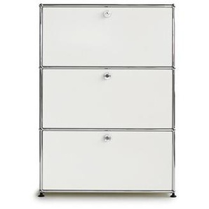 USM Regal reinweiß, Designer Prof. Fritz Haller, 109x78x38 cm