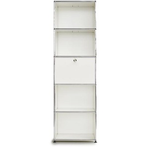 USM Regal reinweiß, Designer Prof. Fritz Haller, 179x53x38 cm