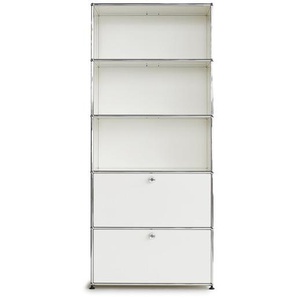 USM Regal reinweiß, Designer Prof. Fritz Haller, 179x78x38 cm
