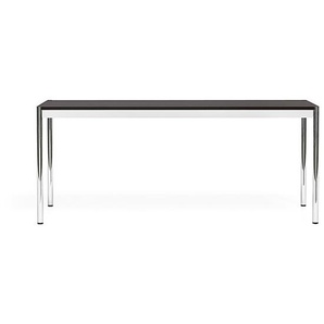 USM Schreibtisch Eiche schwarz furniert braun, Designer Prof. Fritz Haller, 74x175x75 cm