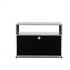 USM Sideboard graphitschwarz, Designer Prof. Fritz Haller, 56.5x78x38 cm