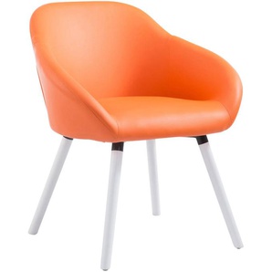 Utimoen Dining Chair - Modern - Orange - Wood - 64 cm x 61 cm x 79 cm